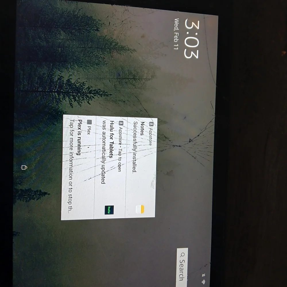 Amazon Tablet with Black Frame